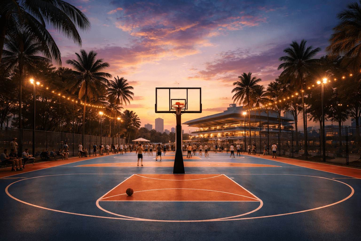 Sports court lights in the Philippines